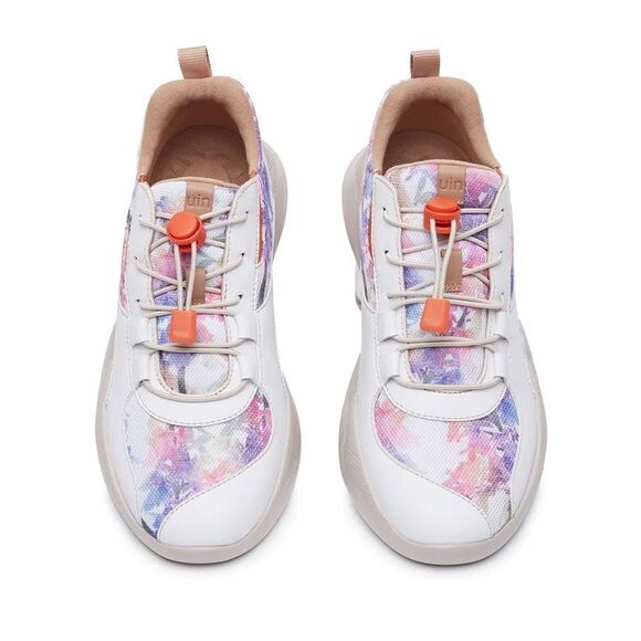 UIN Women's Fashion Sneakers Walking Casual Shoes (Fading-Pink Mijas III)